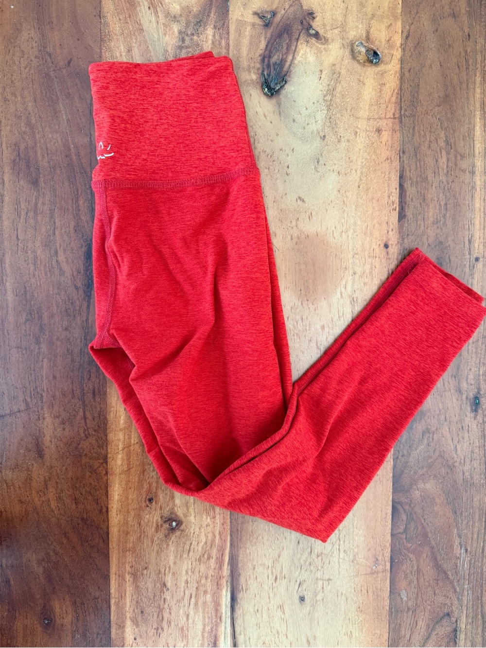 Beyond Yoga Red Spacedye Leggings